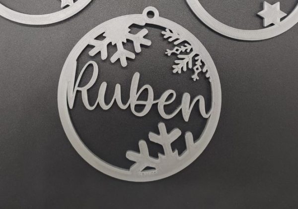 Detalle personalizado - Modelo: "Adorno Copos de Nieve" - Imagen 6