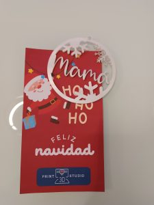 Detalle personalizado - Modelo: "Adorno Copos de Nieve"