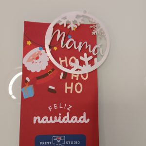 Detalle personalizado - Modelo: "Adorno Copos de Nieve"