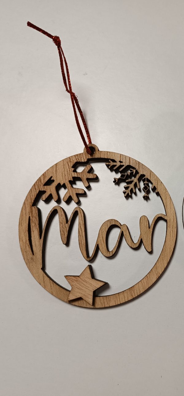 Detalle personalizado - Modelo: "Adorno Estrella" - Imagen 2