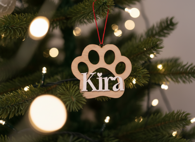 bola de navidad personalizada de mi mascota