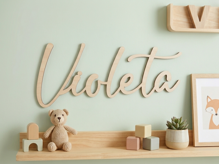nombre infantil - nombre personalizado - decoracion habitación infantil
