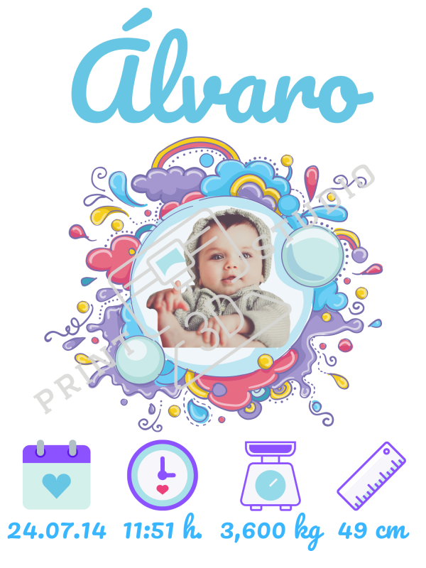 Natalicio Circular niño - Imagen 4