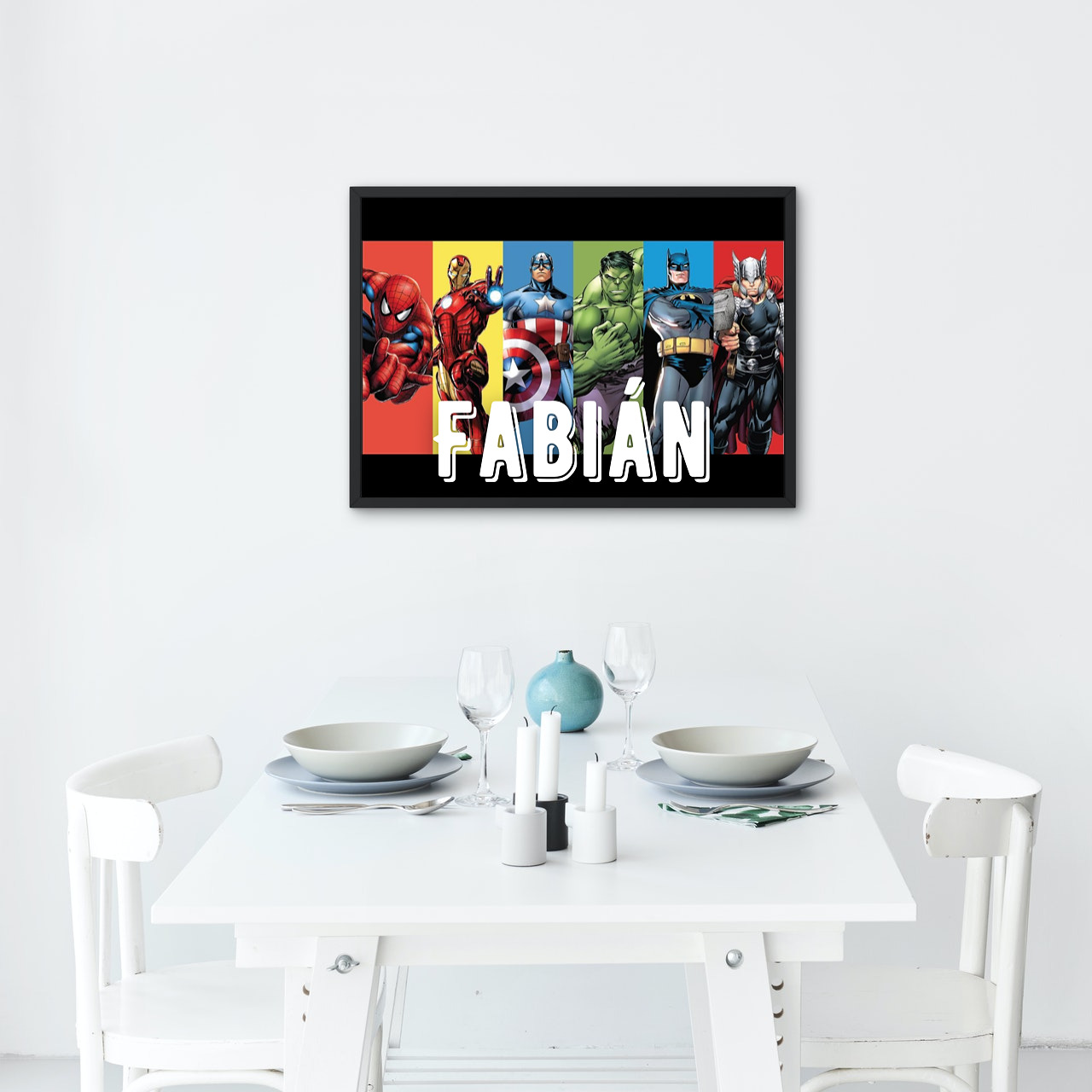 Cuadro o lámina "Superheroes" - Imagen 3