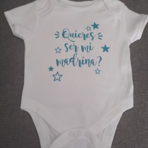 Body Infantil - Modelo: ¿Quieres ser mi madrina?