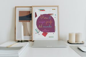 Cuadro o lámina "Para profes" - Modelo: Libros