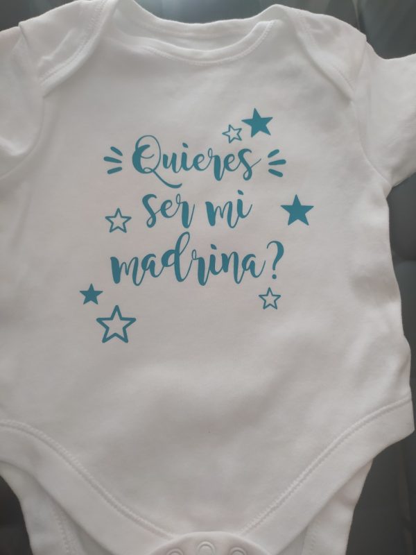 Body Infantil - Modelo: ¿Quieres ser mi madrina? - Imagen 3