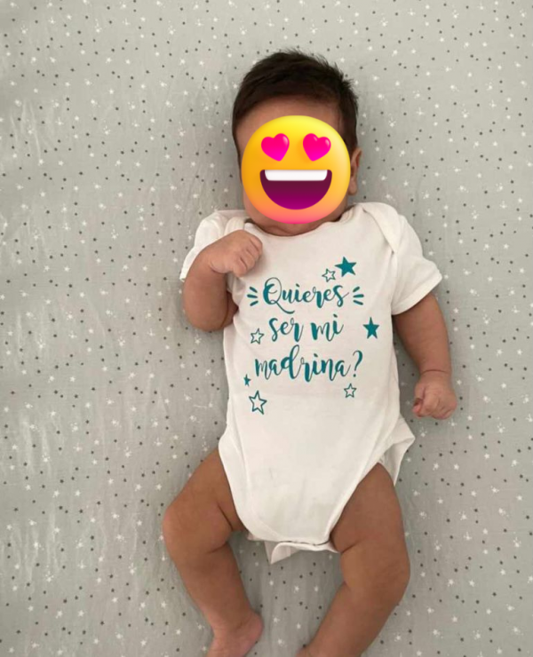Body Infantil - Modelo: ¿Quieres ser mi madrina? - Imagen 4