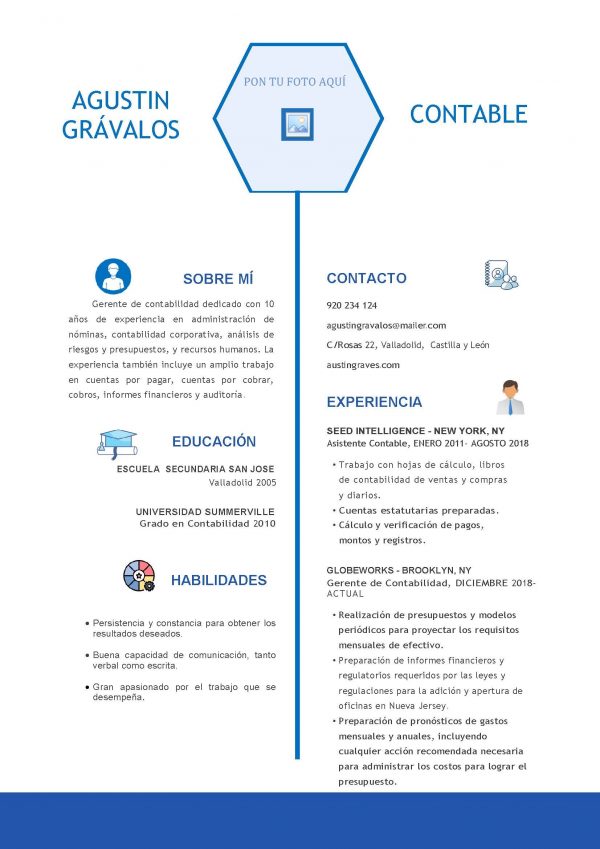 Currículum Vitae - "Agustín"