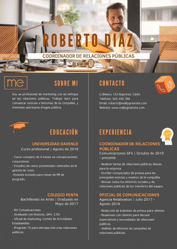 Currículum Vitae - "Roberto"