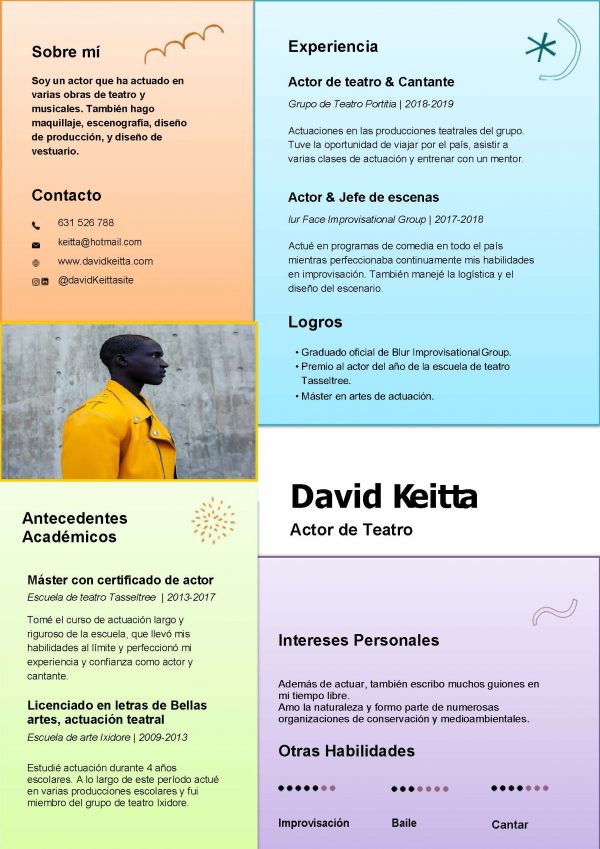 Currículum Vitae - "Keitta"