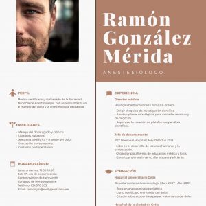 Currículum Vitae - "Ramón"