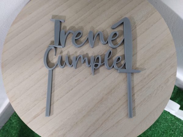 Cake topper personalizado - Imagen 3