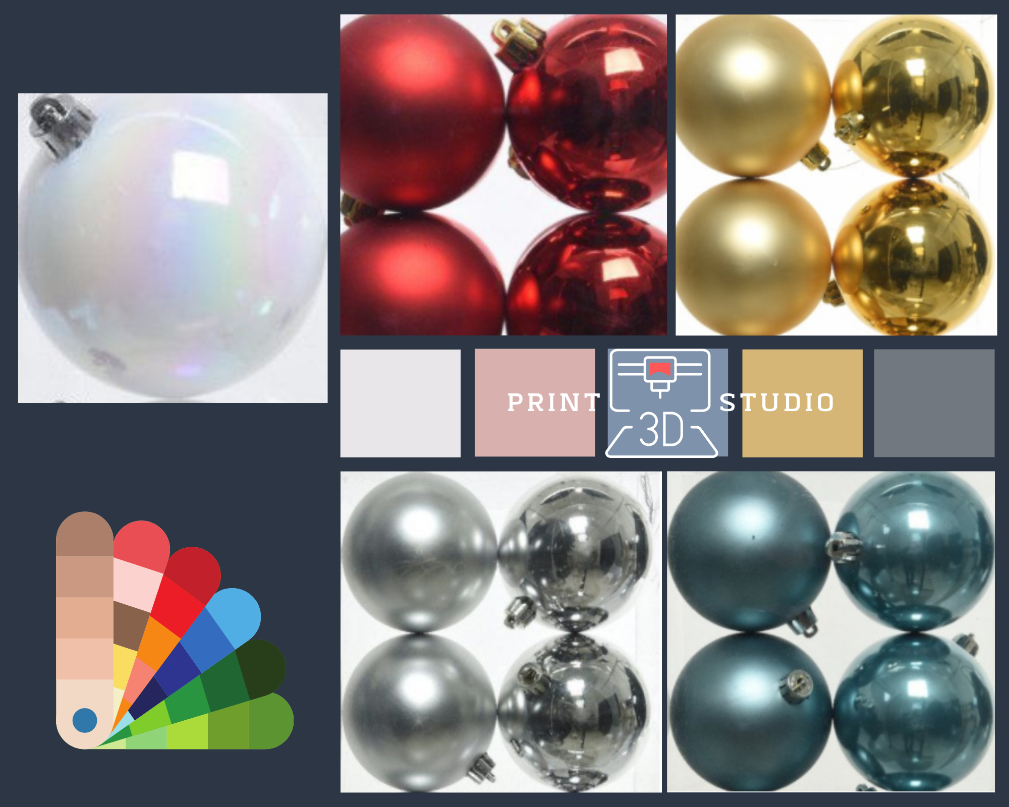 Bola de Navidad personalizada - 80 mm - Imagen 7