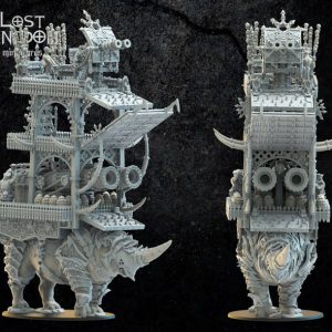 Torre de asedio - Magmhorin Siege tower beast - Lost Kingdom Miniatures