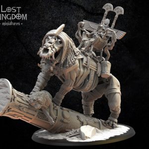 Amenhotep, the Terrible on Ammit - Lost Kingdom Miniatures