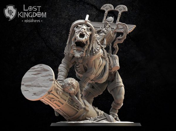 Amenhotep, the Terrible on Ammit - Lost Kingdom Miniatures - Imagen 2