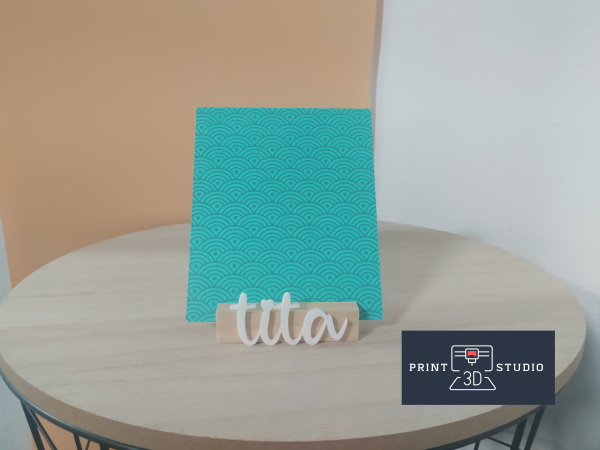Soporte de madera personalizado para fotos - Imagen 2