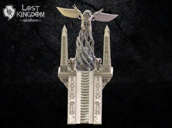 Amun-Re Temple + Criosphinx + Pyramid - Templo de Amun Re - Lost Kingdom Miniatures - Imagen 3