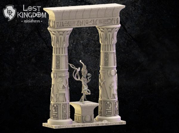 Keket, Necrosorceress + Hamunaptra columns - Lost Kingdom Miniatures - Imagen 3