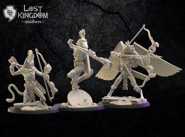 Canopic Guard with bows - Lost Kingdom Miniatures - Imagen 4