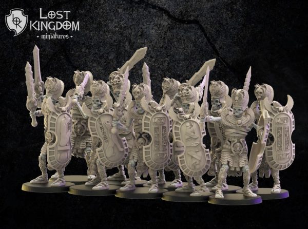 Amun-Re Guard - Guardia Amun Re - Lost Kingdom Miniatures - Imagen 4