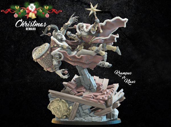 Duke Klaus vs. the evil Krampus - Lost Kingdom Miniatures - Imagen 2