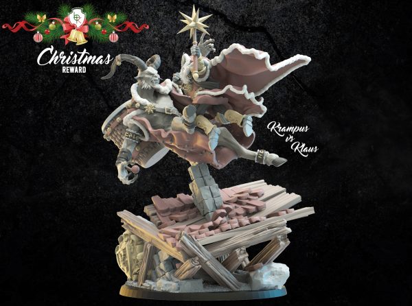 Duke Klaus vs. the evil Krampus - Lost Kingdom Miniatures - Imagen 3