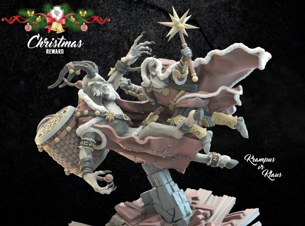 Duke Klaus vs. the evil Krampus - Lost Kingdom Miniatures - Imagen 5