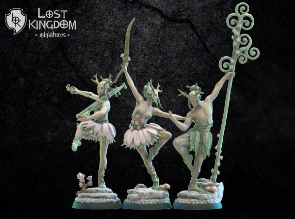 Bareetachi Dancers CG - Elfos Mori - Lost Kingdom Miniatures