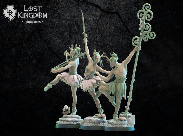 Bareetachi Dancers CG - Elfos Mori - Lost Kingdom Miniatures - Imagen 3