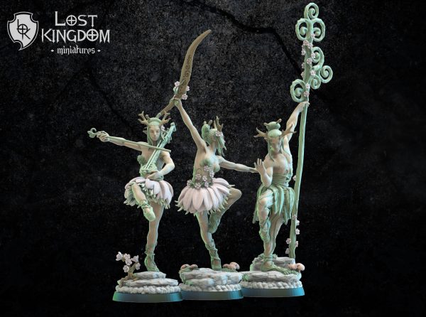 Bareetachi Dancers CG - Elfos Mori - Lost Kingdom Miniatures - Imagen 4