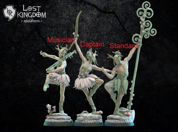 Bareetachi Dancers CG - Elfos Mori - Lost Kingdom Miniatures - Imagen 2