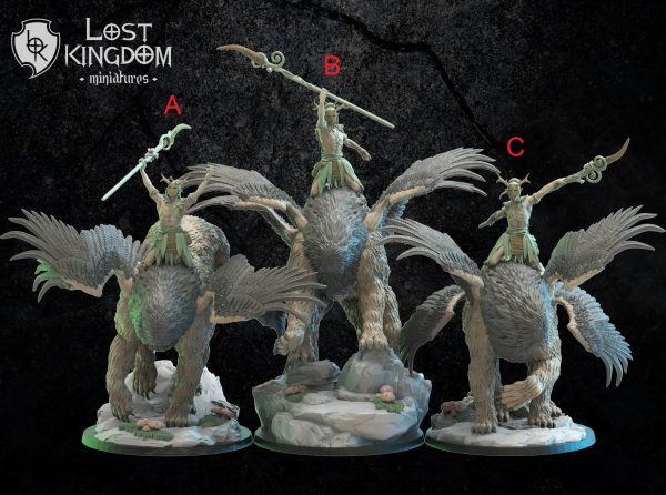 Hundun Riders - Elfos Mori - Lost Kingdom Miniatures - Imagen 2