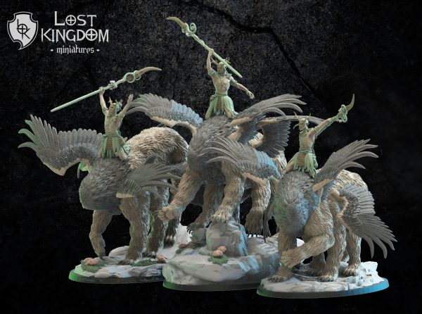 Hundun Riders - Elfos Mori - Lost Kingdom Miniatures - Imagen 4