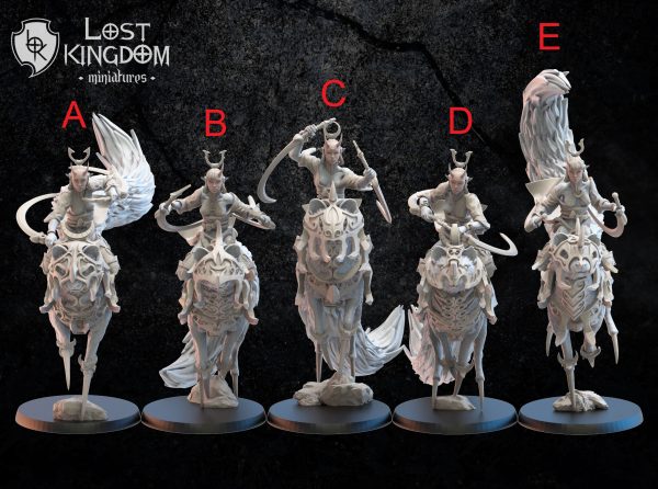 Kamaitachi riders - Elfos Oscuros - Lost Kingdom Miniatures