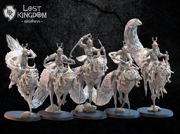 Kamaitachi riders - Elfos Oscuros - Lost Kingdom Miniatures - Imagen 3