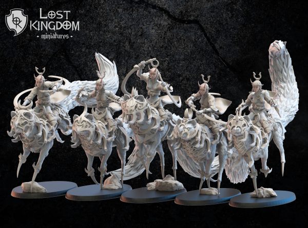 Kamaitachi riders - Elfos Oscuros - Lost Kingdom Miniatures - Imagen 4