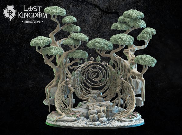 Kodama portal - Elfos Mori- Lost Kingdom Miniatures