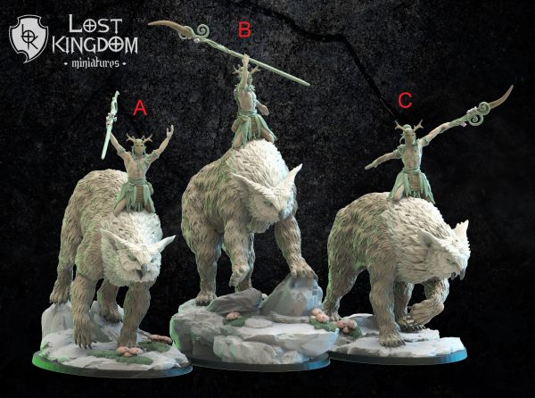 Kumakuro Riders - Elfos Mori - Lost Kingdom Miniatures - Imagen 2