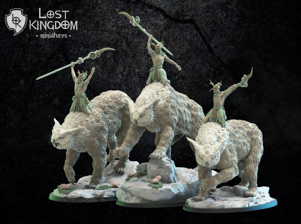 Kumakuro Riders - Elfos Mori - Lost Kingdom Miniatures - Imagen 4
