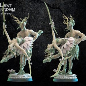 Kyomi & Haru, the eternal dancers - Elfos Mori - Lost Kingdom Miniatures