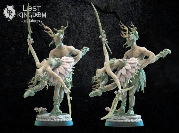 Kyomi & Haru, the eternal dancers - Elfos Mori - Lost Kingdom Miniatures