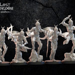 Onna Bugeisha regiment - Elfos Oscuros - Lost Kingdom Miniatures