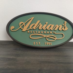 Cartel Adrian's - Adrian's Restaurant - Rocky Balboa Restaurant - Letreros