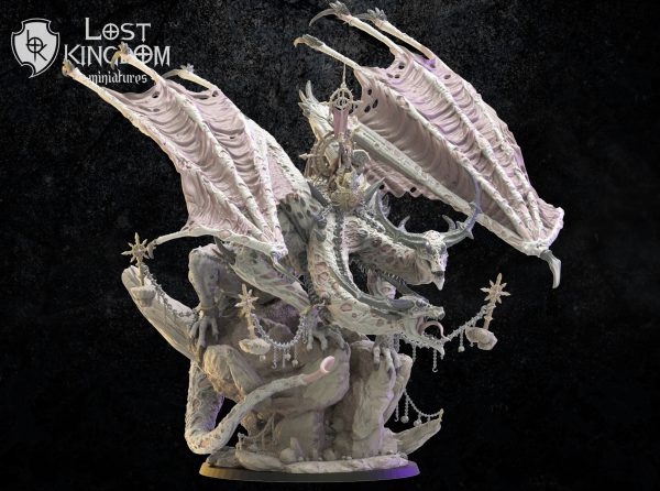Owoyd, el imparable y a su jinete, Gibraela la Maestra del Caos - Lost Kingdom Miniatures - Imagen 2