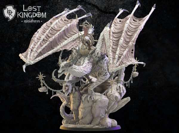 Owoyd, el imparable y a su jinete, Gibraela la Maestra del Caos - Lost Kingdom Miniatures - Imagen 3