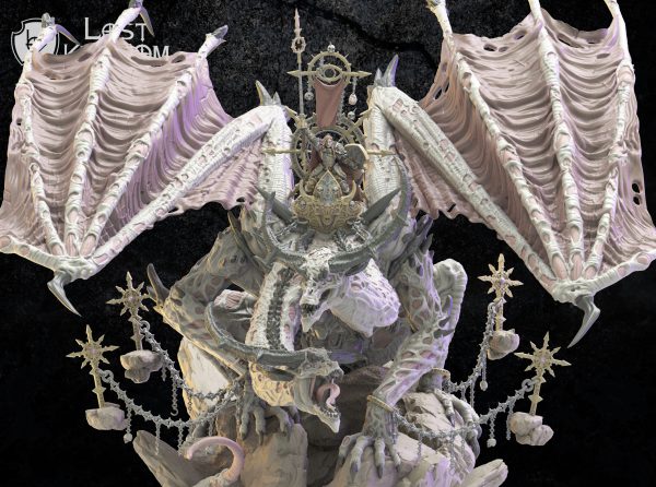 Owoyd, el imparable y a su jinete, Gibraela la Maestra del Caos - Lost Kingdom Miniatures - Imagen 6