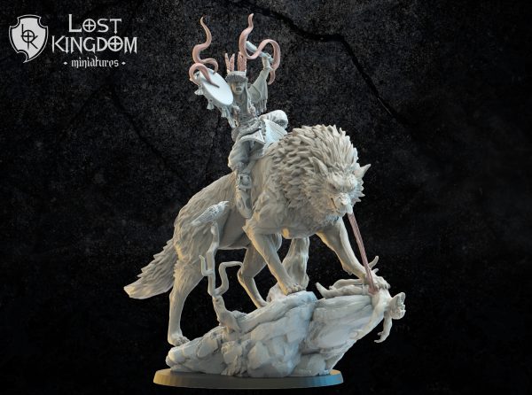 Abijiya, Mother Shaman on yoho - Enanos Magmhörin - Mongobbos - Lost Kingdom Miniatures - Imagen 2