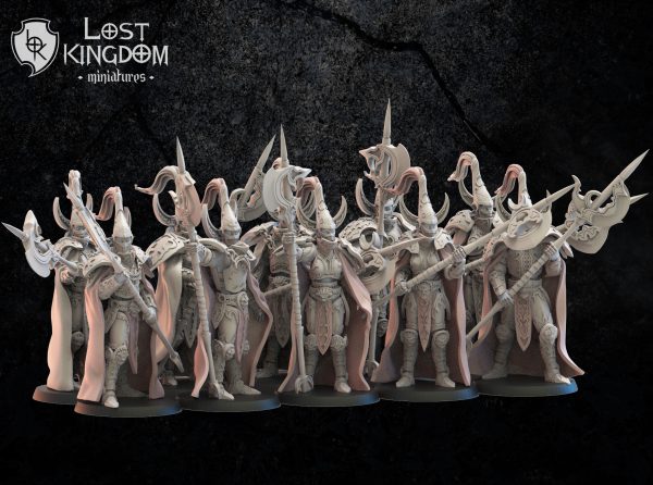 Hisui Guard - Elfos de la noche - Lost Kingdom Miniatures